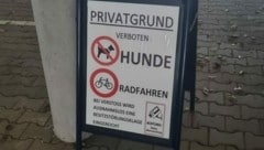 Hier ist viel verboten: Selbst Radfahrer können zur Kasse gebeten werden.
