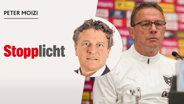 „Krone“-Sportchef Peter Moizi schreibt über Ralf Rangnick (re.) und das Nationalteam.  (Bild: GEPA)