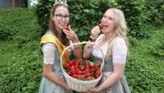 Echt beerig! Lara übernahm die Krone von Königin Elisa.