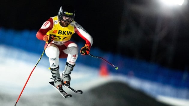 Beim Nachtrennen in Arosa erwischte es Claudio Andreatta im Vorjahr. (Bild: GEPA)