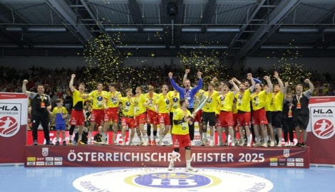 Riesiger Jubel bei den Kremsern (Bild: GEPA)